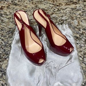 RED HOT Giuseppe heels